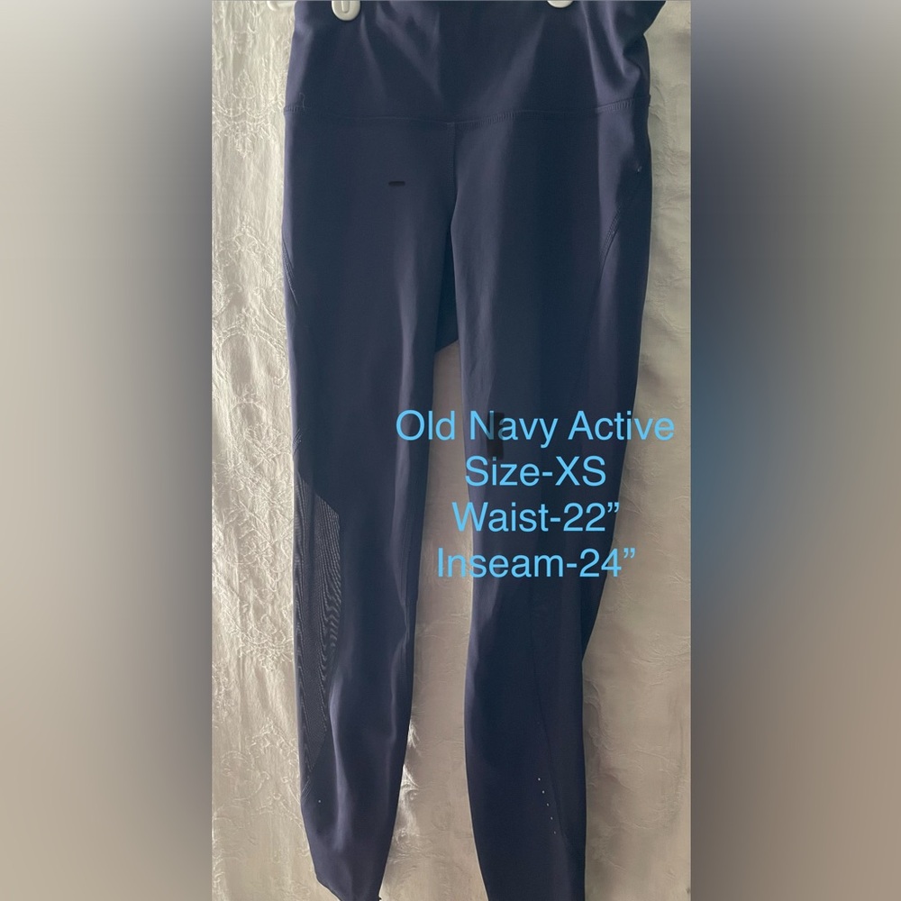 Old Navy- Navy Blue/Purple Running Pants